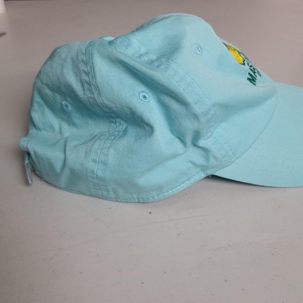 Masters Tournament Hat Cap Strap Back Mens Light Blue Golf Augusta National 2024 - Picture 7 of 12